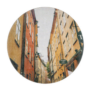 Historischer Gamla Stan, Altstadt von Stockholm Schneidebrett