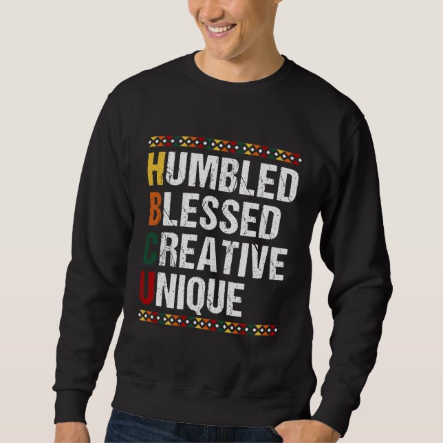 Historischer HBCU-Stolz Sweatshirt (Vorderseite)