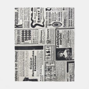 Historischer Kiew: Illustration der Zeitung 1917 Fleecedecke