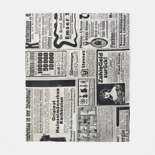 Historischer Kiew: Illustration der Zeitung 1917 Fleecedecke