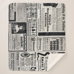 Historischer Kiew: Illustration der Zeitung 1917 Sherpadecke