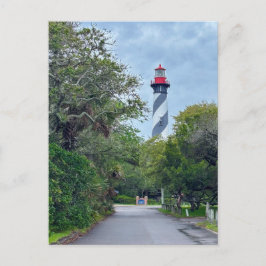 Historischer Leuchtturm St. Augustine Postkarte