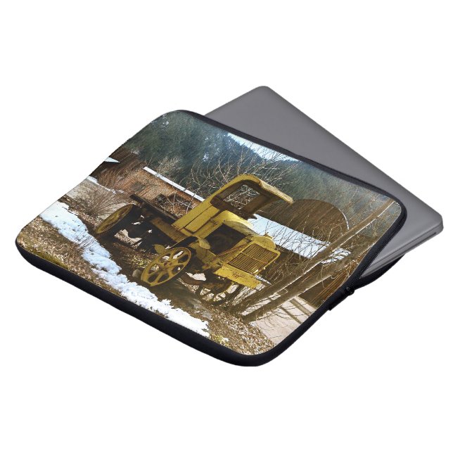 Historischer LKW 1912.... Laptopschutzhülle (Vorne Oben)