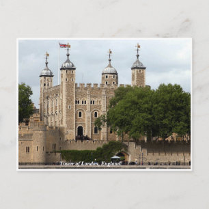 Historischer London Tower, England Postkarte