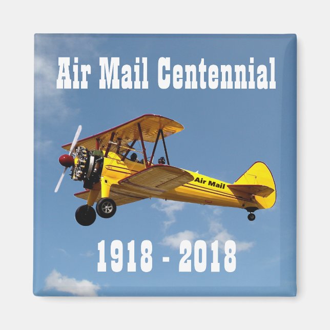 Historischer Luftpostdienst Centennial Magnet (Vorne)