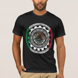 Historischer Mexikanischer Azteken-Maya-Kalender T-Shirt