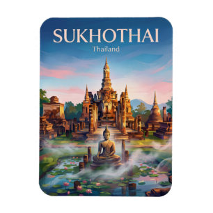 Historischer Park Sukhothai Thailand Magnet