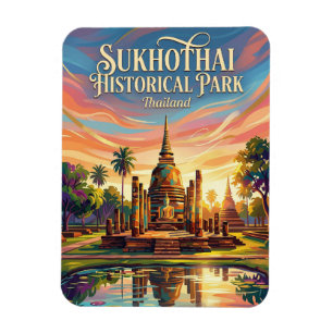 Historischer Park Sukhothai Thailand Magnet