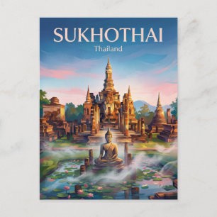 Historischer Park Sukhothai Thailand Postkarte