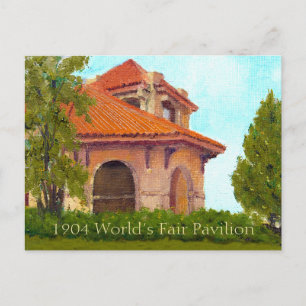Historischer Pavillon der Weltausstellung 1904 - S Postkarte