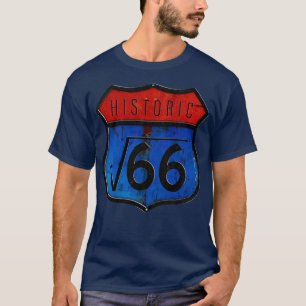 Historischer Platz der 66 Route T-Shirt