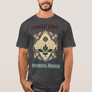 Historischer Reichtum von Pennsylvania T-Shirt