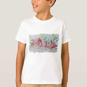 Historischer roter Backsteineingang T-Shirt