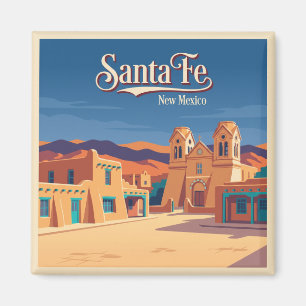 Historischer Santa-Fe-Platz New Mexico Magnet
