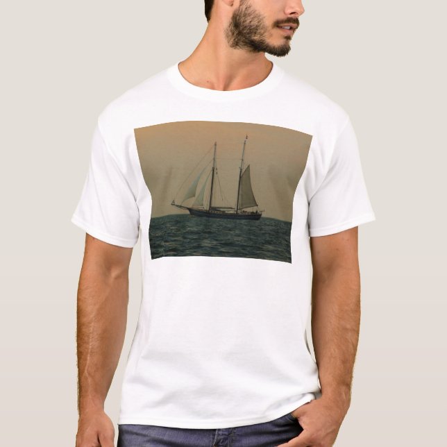 Historischer Schooner T-Shirt (Vorderseite)