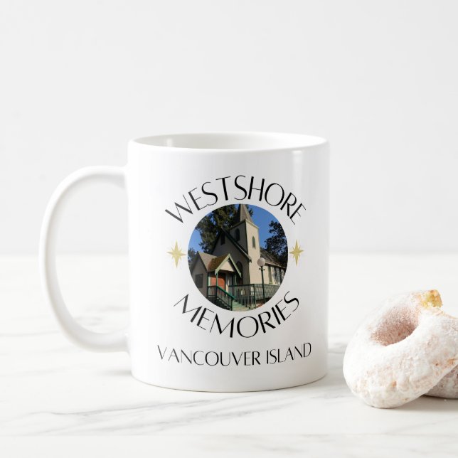 Historischer St. John the Baptist Church in Colwoo Kaffeetasse (Mit Donut)