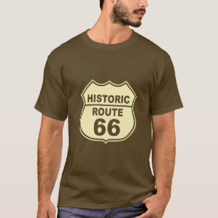 Historischer T - Shirt des Weg-66