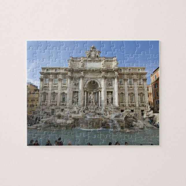 Historischer Trevi-Brunnen in Rom, Italien (Horizontal)
