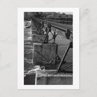 Historischer Übergang Postkarte