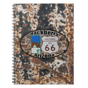 Historischer Weg 66 ~ Hackberry, Arizona Notizblock