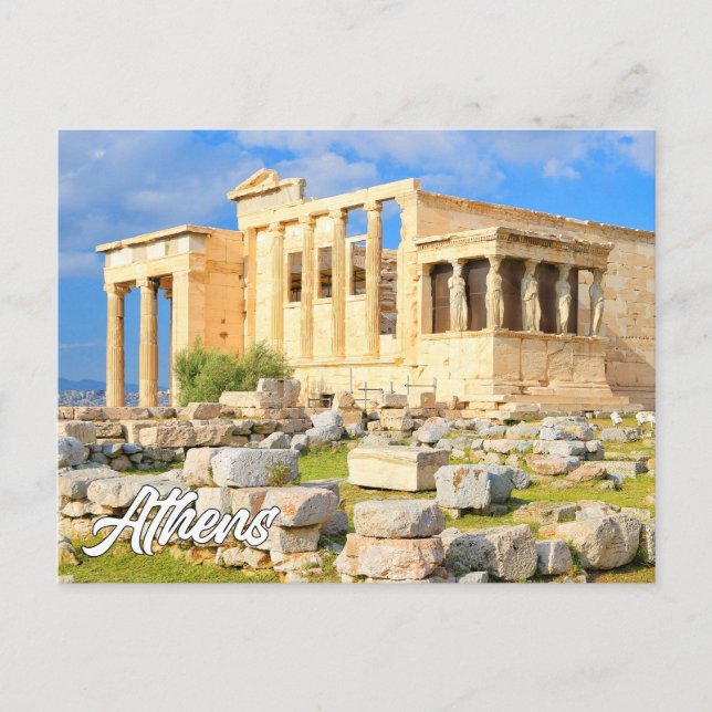Historisches Athen, Griechenland Postkarte (Vorderseite)