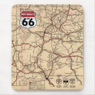 Historisches Autobahnschild Mousepad