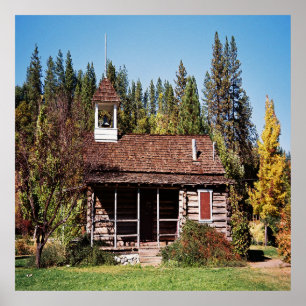 Historisches Blanchard Schoolhouse...... Poster