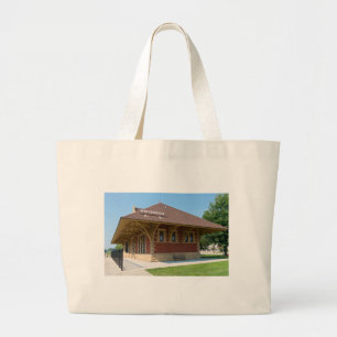 Historisches Depot in Whitewater Jumbo Stoffbeutel