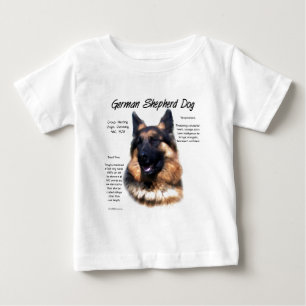 Historisches Design des deutschen Schäferhundes (L Baby T-shirt