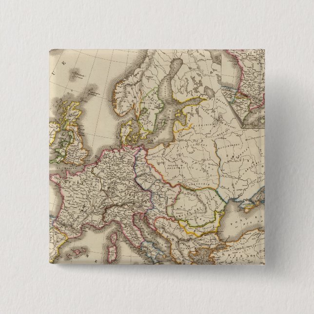 Historisches Europa Button (Vorderseite)