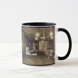 Historisches Foto von ca. 1918 - Feuerwehrmänner i Tasse
