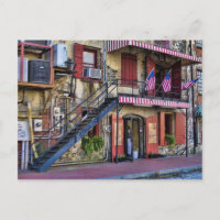Historisches Foto von River Street in Savannah Geo