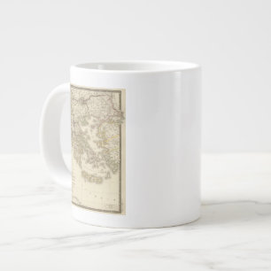 Historisches Griechenland, Pariser Atlaskarte Jumbo-Tasse