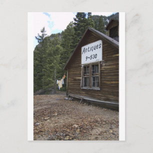 Historisches Haus auf der Neosho-Mine Postkarte