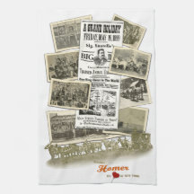 Historisches Homer NY Sig Sautelle Circus Handtuch