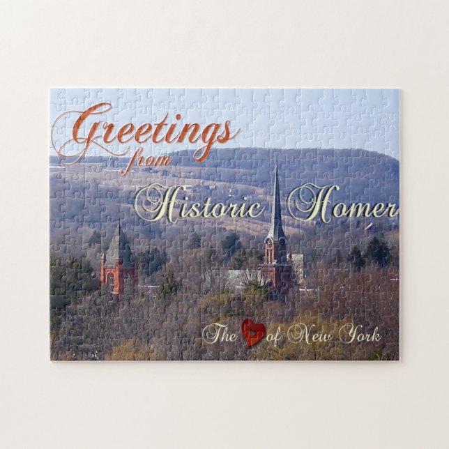 Historisches Homer Spires Puzzle (Horizontal)