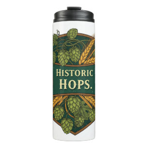 Historisches Hopfen.T - Shirt-Design Thermosbecher