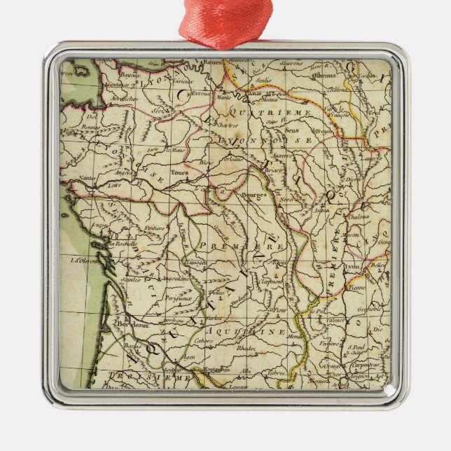 Historisches Jerusalem Silbernes Ornament (Vorne)