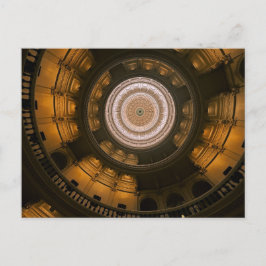 Historisches Kugeldach-Innenraum-Großarchitektur Postkarte