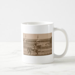 Historisches Pferderennen Kaffeetasse