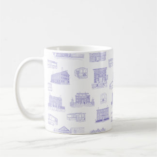 Historisches Salem MA Toile Kaffeetasse
