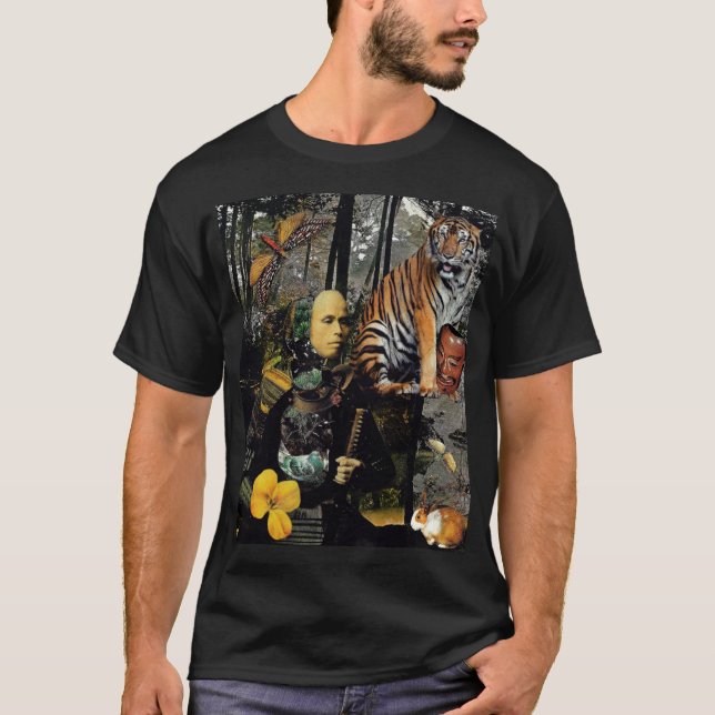 Historisches Samurai Bushido Katana Ancient Japan T-Shirt (Vorderseite)