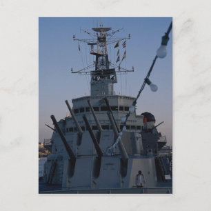 Historisches Schiff der Royal Navy "HMS, Belfast-L Postkarte