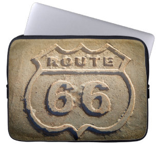 Historisches Schild der Route 66, Arizona Laptopschutzhülle