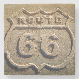 Historisches Schild der Route 66, Arizona Steinuntersetzer