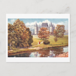Historisches Schloss Inveraray in Schottland Postkarte