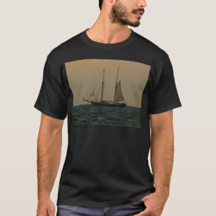 Historisches Schonerschiff T-Shirt