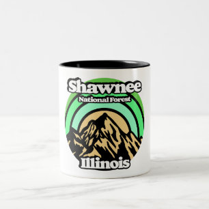 Historisches Shawnee National Forest Illinois Zweifarbige Tasse
