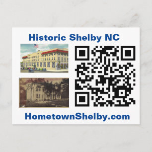 Historisches Shelby NC Postkarte