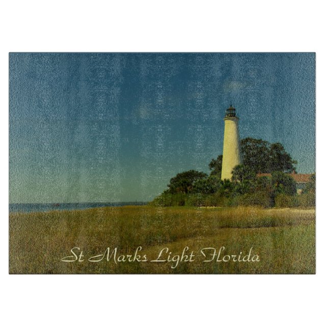Historisches St. Mark's Light Florida Cutting Boar Schneidebrett (Vorderseite)